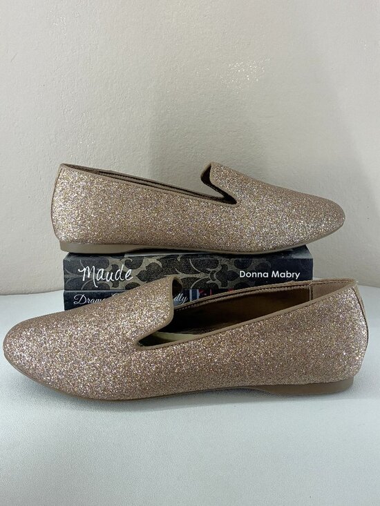 BIRDIES "The Starling" Gold Dust Glitter Loafers   ✨  size 11 - Picture 5 of 16